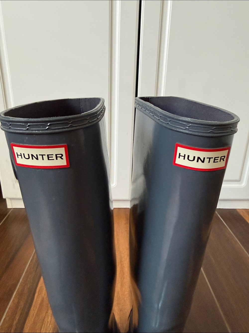 Hunter Tall Gloss Rain Boot Size 8 - Picture 7 of 8